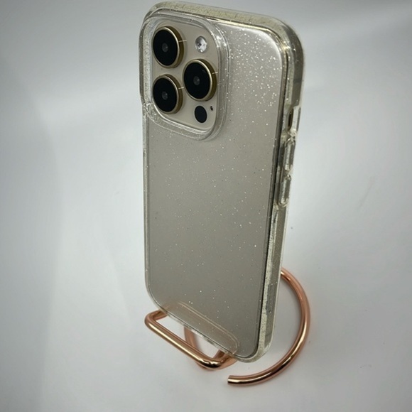 iPhone 14 Pro Clear Series Case - STARDUST: Sleek Protection for Camera & iPhone - Picture 2 of 3
